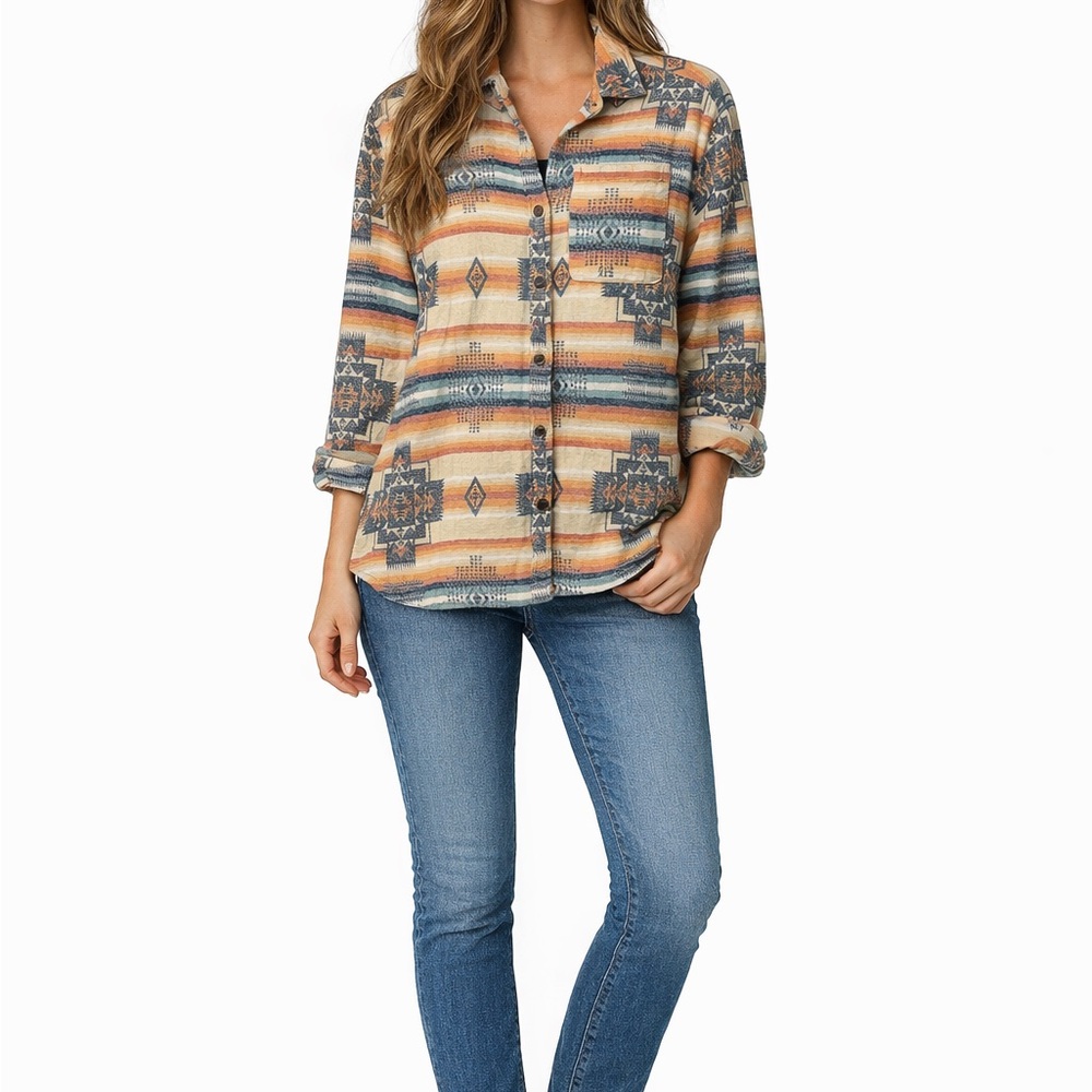 Nordstrom Mountain & Isles Size Small Button-Down Shirt